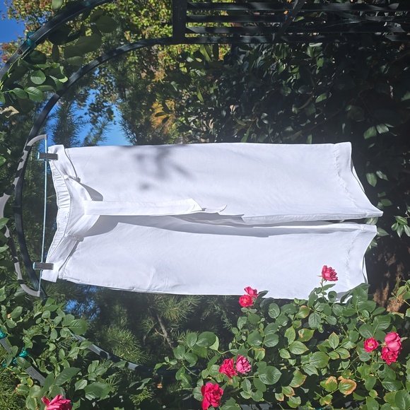 Halston Heritage Pants - Halston Heritage White Wide Leg Pants